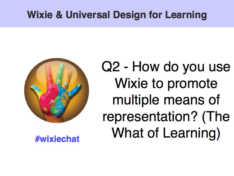 lbhooktech's tweet photo. Q2: How do you use Wixie to promote multiple means of representation? (the What of Learning) #wixiechat https://t.co/T81eSuG8B2