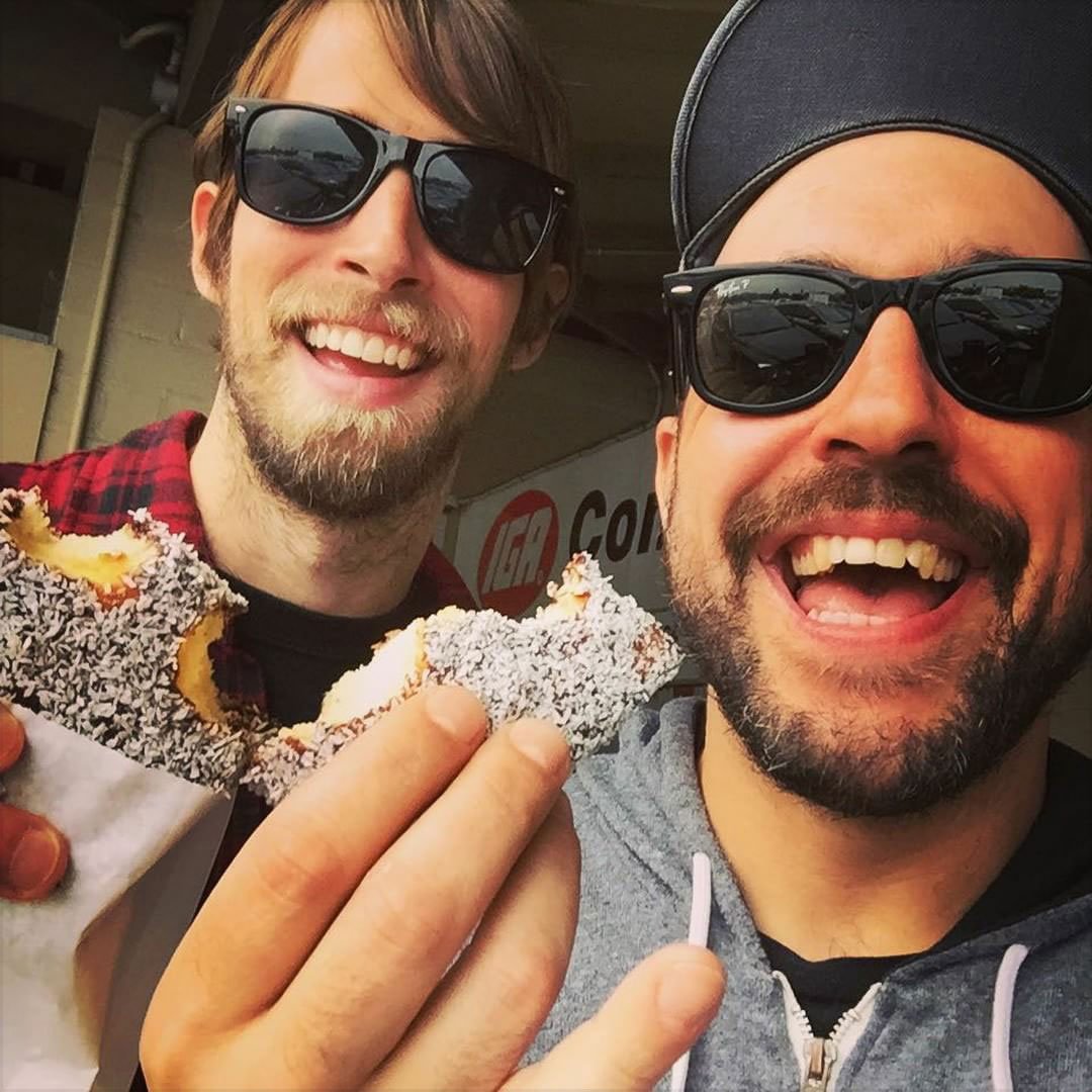 bombshellzine's tweet photo. Tonight the @AWILHELMSCREAM party is @CrowbarBris. They've taken a liking to lamingtons. Hook 'em up Brissie. https://t.co/mvCKtmhf7G
