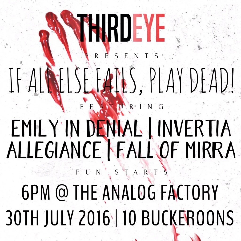 EmilyInDenial's tweet photo. #PLAYDEAD THANK YOU THIRDEYE, here's our next show, mark the dates! https://t.co/gGR0qjfGKT