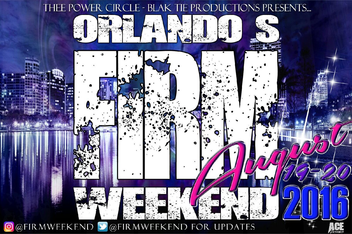 FIRMWeekend's tweet photo. End your summer off right with your favorite fam August 19-20. Mark the dates down now! #FW2k16 #FIRMWeekend https://t.co/16lEOrcXrL