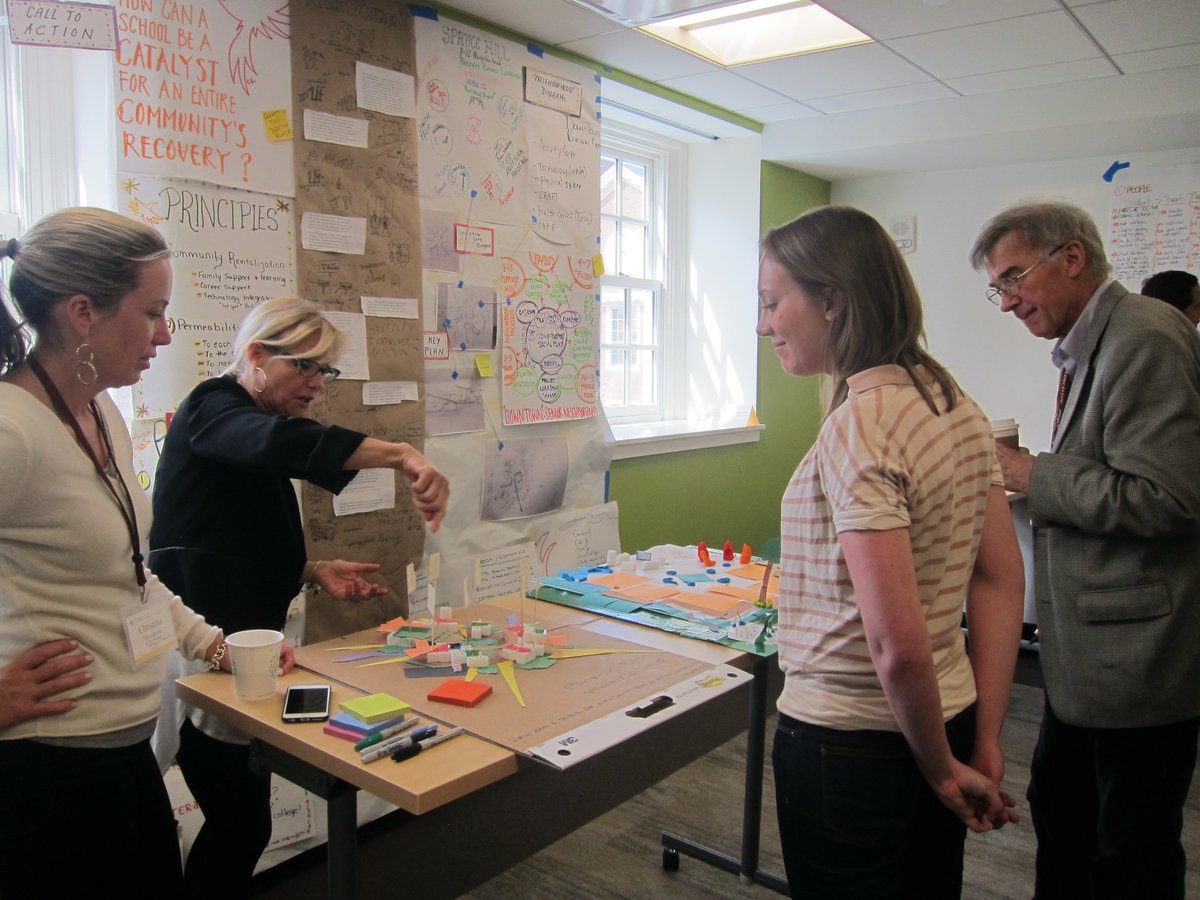 kellysherman's tweet photo. How might we design a school to become a CATALYST for an entire community's #RENEWAL? #profedLEFT #communitycatalyst https://t.co/rYg0l1uilz