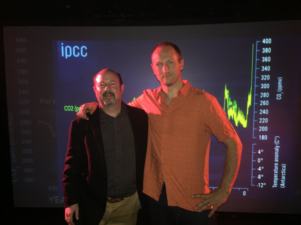 MichaelEMann's tweet photo. From @BabaBrinkman's #RapGuide to #ClimateChaos last Saturday at @SoHoPlayhouse... https://t.co/s4lUylfUuF