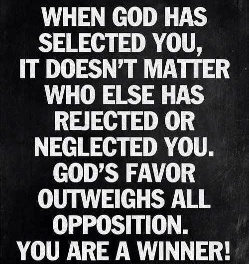 God's favor outweighs all opposition! Believe that!