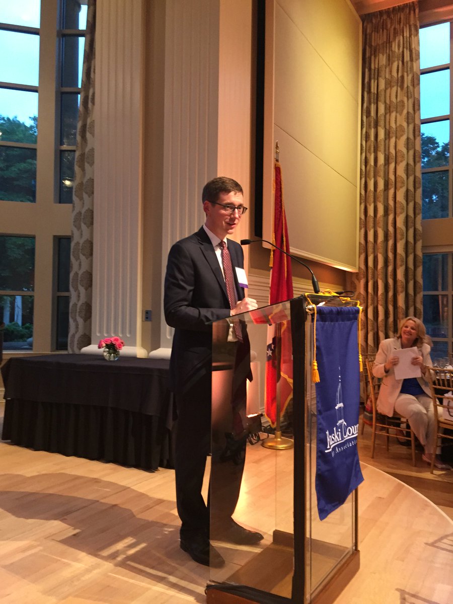 BJ Walker, the 2016-2017 Pulaski County Bar Association President, was honored tonight at the Governor's Mansion.