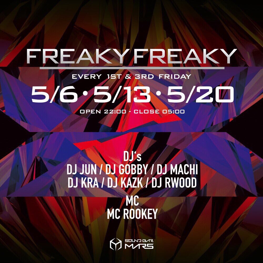djmachi_1's tweet photo. tonight @mars_okayama #freaky_freaky https://t.co/8LlfmfulX5
