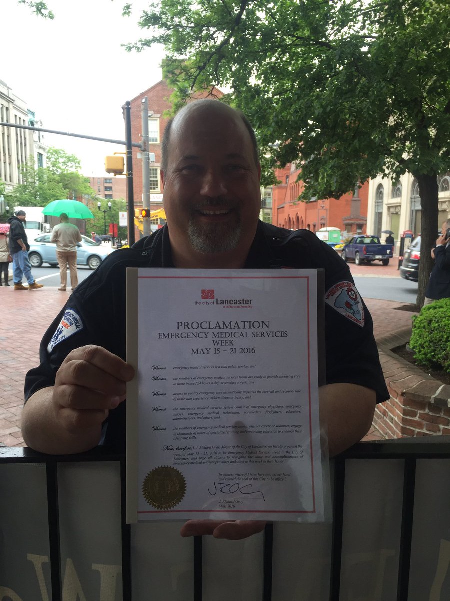 Lancaster EMS tweet media