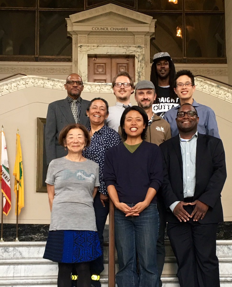 BikeEastBay's tweet photo. Your Oakland Bicyclist and Pedestrian Commission circa 2016 #bikeoak https://t.co/Cd7lMqbvLn