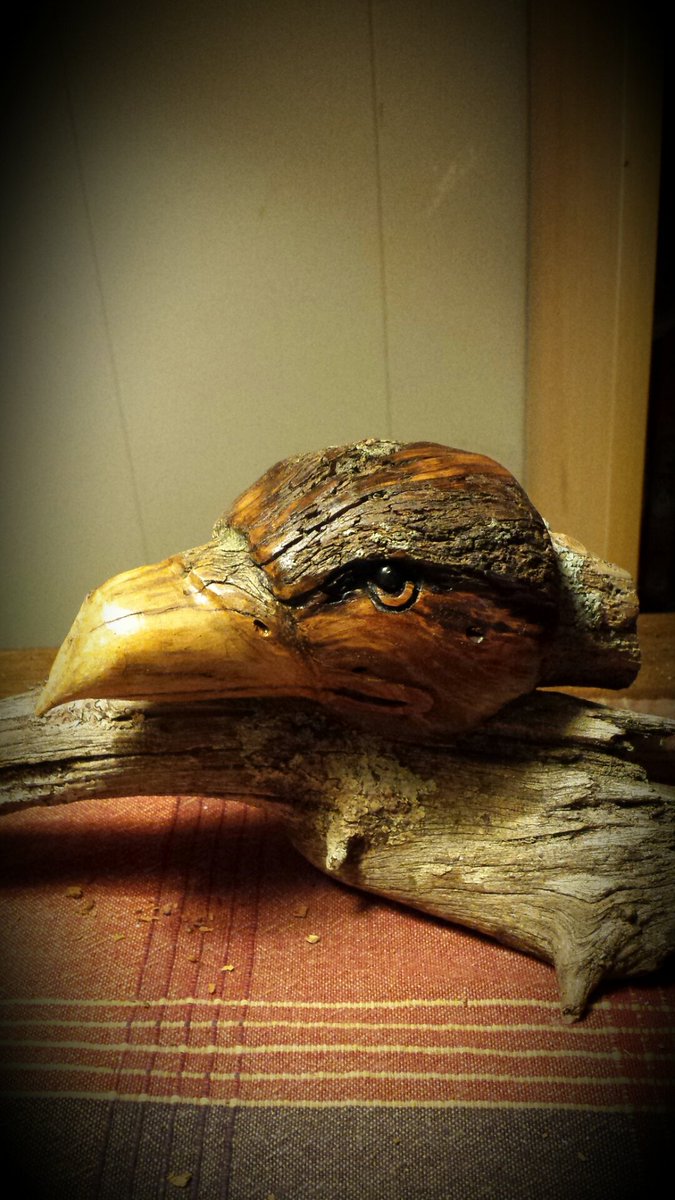 HolsclawMark's tweet photo. #PineBurl #Burl #AmericanEagle #MarksArt #RusticHomeDecor
#Handmade #woodcarving https://t.co/FzDBR4X71G