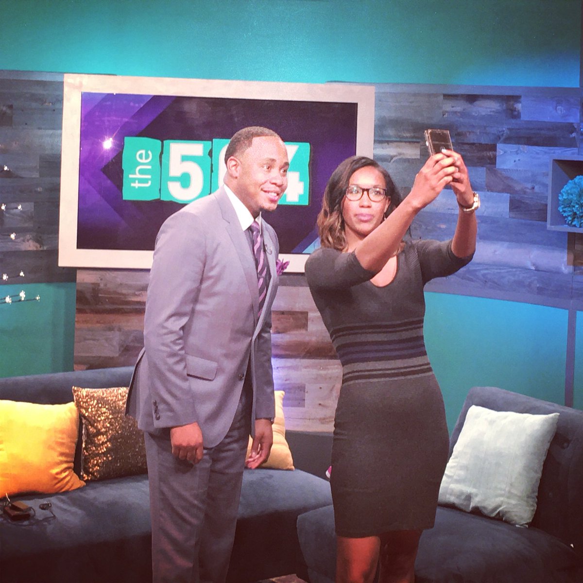 NurseInspire633's tweet photo. Selfie with @ShebaTurk is epic...follow @The504TV! #IamMVP #singer #tvpersonality #actor #neworleans #dreamkeeper https://t.co/SjQdCGKbPx