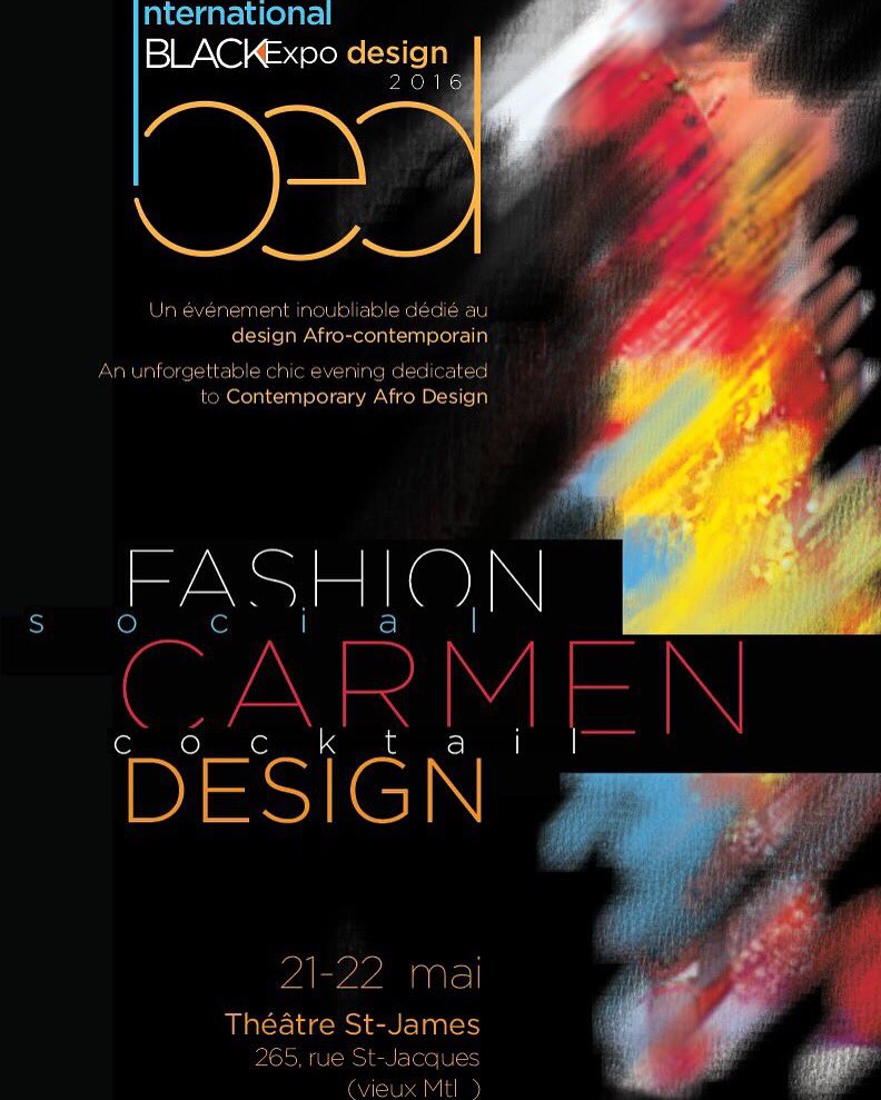 AMADesignMtl's tweet photo. La créatrice Lauriane Pernock crée des accessoires avec un instinct naturel pour la #mode & le #style #Ibed2016 https://t.co/RoX2dV5FYw