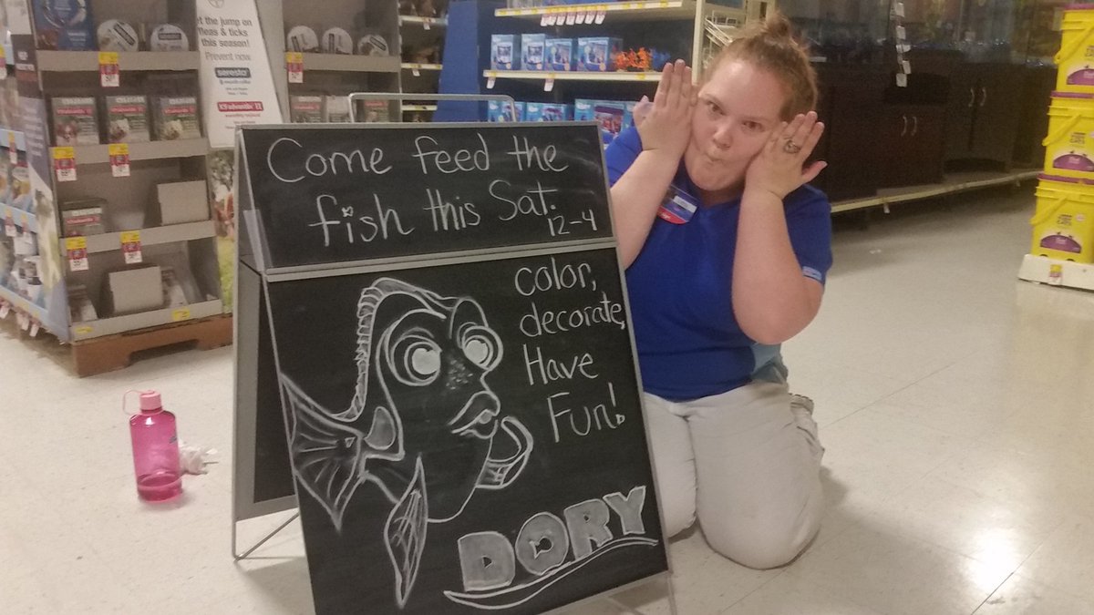 Come help find Dory this Saturday from 12p to 4p @petsmart, no silly fish faces required! <a href="/dmgelo/">Dave Gelo</a> @associateportal