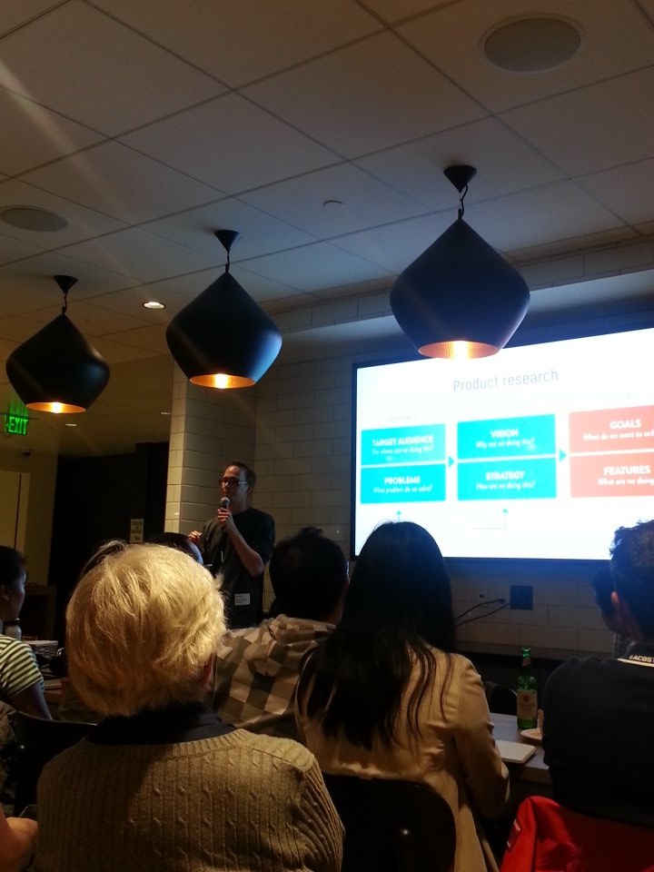UI/UX night at the <a href="/LinkedIn/">LinkedIn</a> building with @JAF_Designer. Come for the hummus, stay for the knowledge bombs.