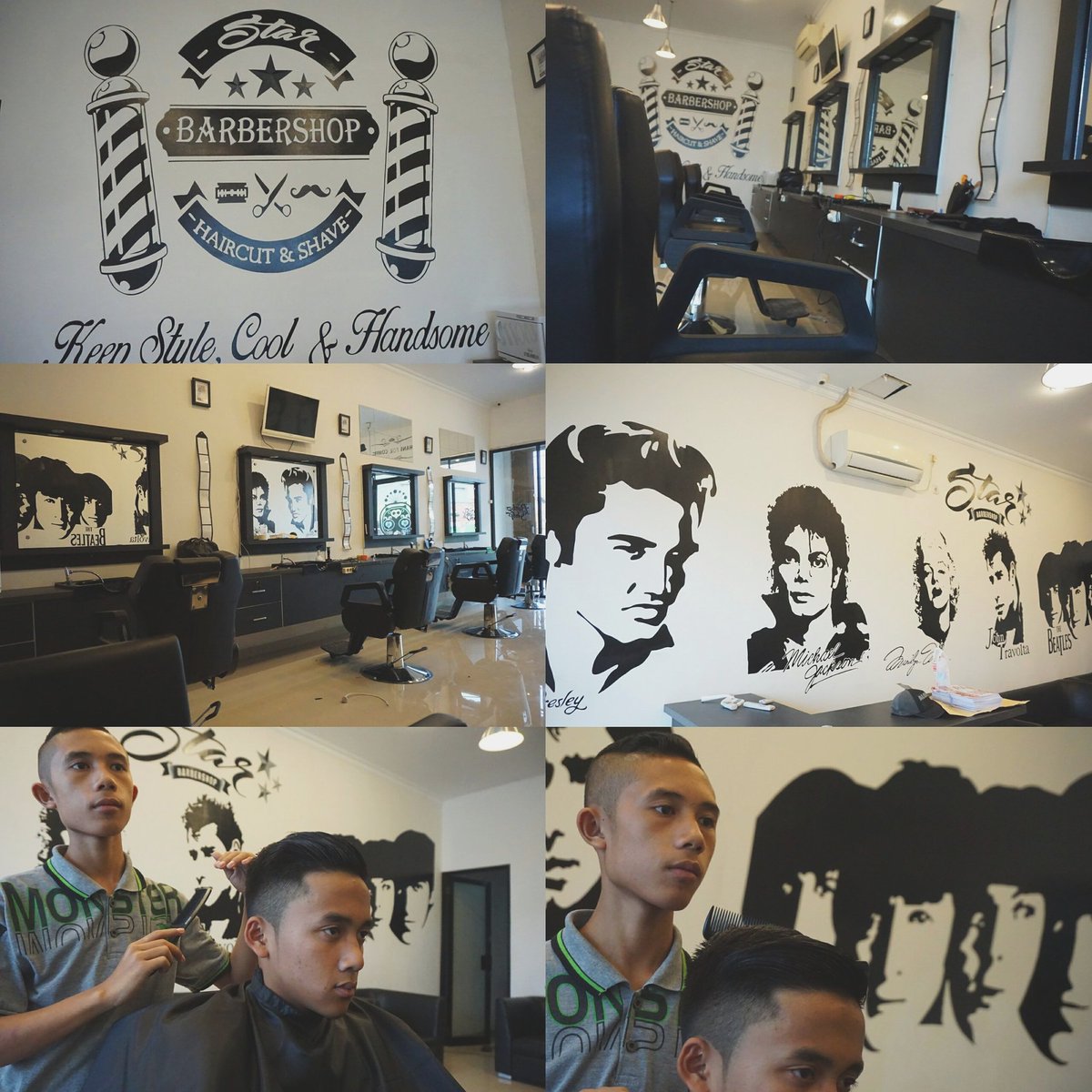 Untuk beberapa bulan ini bang mchell,ada job traning d star barbershop d cikampek,yuk yg rumah nya d cikampek 😃👊