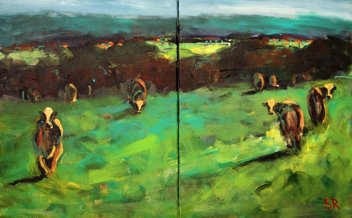 VermontPainter's tweet photo. Landscape Painting, CUSTOM LARGE Artwork, Abstract Painting, Lar… https://t.co/p9ojJQvEcE #SamRaines #LargeLandscape https://t.co/CJjMNB1F8h