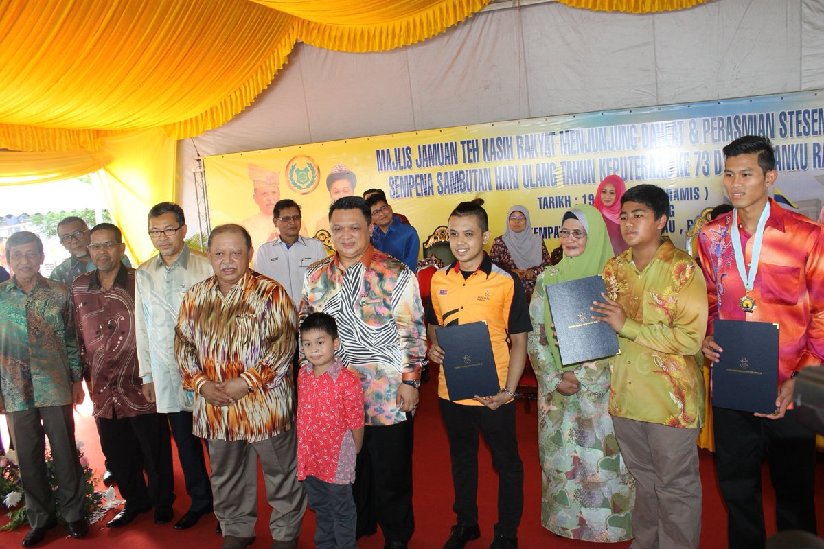 JKM_Perlis's tweet photo. Majlis Jamuan Teh Kasih Rakyat Menjunjung Daulat Sempena Ulang Tahun Keputeraan Ke 73  DYMM Tuanku Raja Perlis https://t.co/ZsZ3AP5KPd