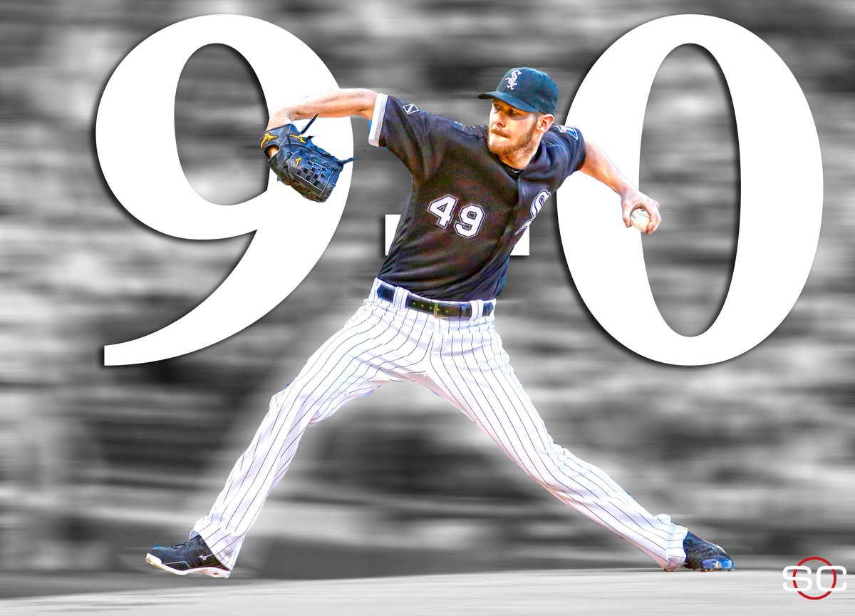 SportsCenter's tweet photo. Unstoppable! Chris Sale becomes 1st pitcher since 2008, and 4th since 1950, to win his 1st 9 starts of the season. https://t.co/oMeKlXU6Rg