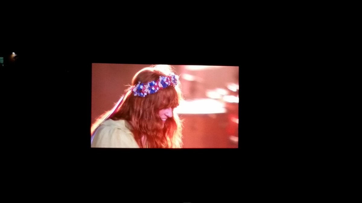 PepeOnTheRun's tweet photo. Florance and the Machine.  Could not have named a song or told you she had red hair.  Wow.  Solid.  Artist https://t.co/fgsR175ud0