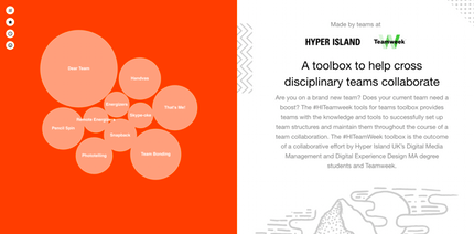 itsme_v's tweet photo. #HITeamweek: Teamweek and Hyper Island's toolbox for team collaboration https://t.co/WRFKJO7fQA via @lauranoodapera https://t.co/3Z0x8brOvd
