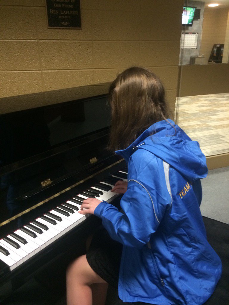 Macisaact's tweet photo. Lyza entertaining after returning from the dance. @srsf_16 #Beatles #not64! https://t.co/ZEPQRlDo75