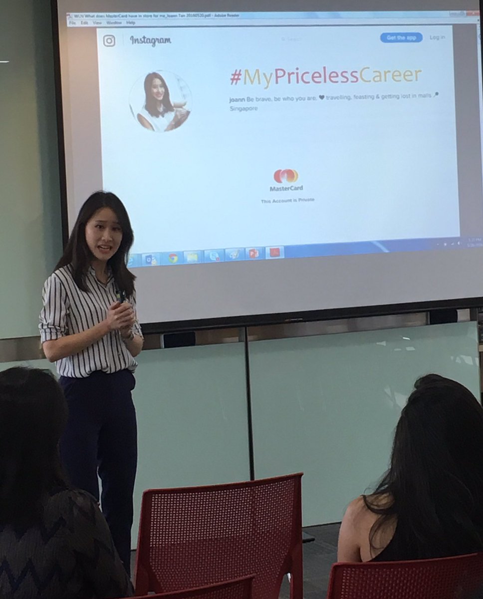 wearemastercard's tweet photo. #MasterCard 's Joann Tan - MA Communications sharing her experience as a recent graduate #InsideMasterCrd https://t.co/6wMLjmNdfm