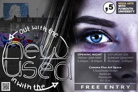 CommaFive's tweet image. TONIGHT: 'Out With The New, In With The Used' - Opening Night

facebook.com/events/1702171…

#Plymouth #Art #Exhibition
