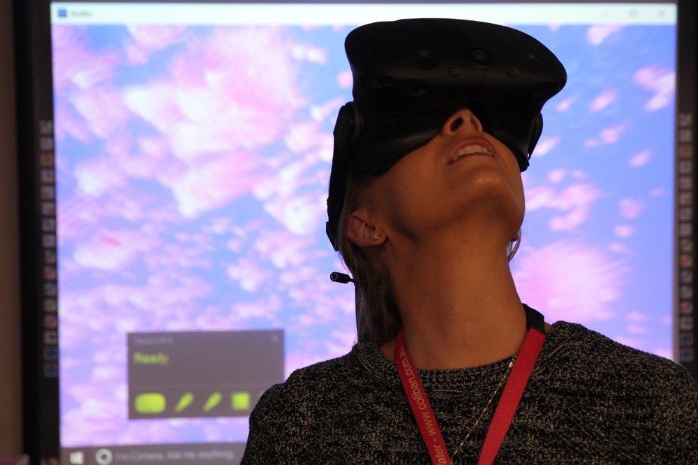 ColibanWater's tweet photo. A look into the future with @timgentle. How will #AR and #VR be applied to the water industry? https://t.co/0h1P30g97H