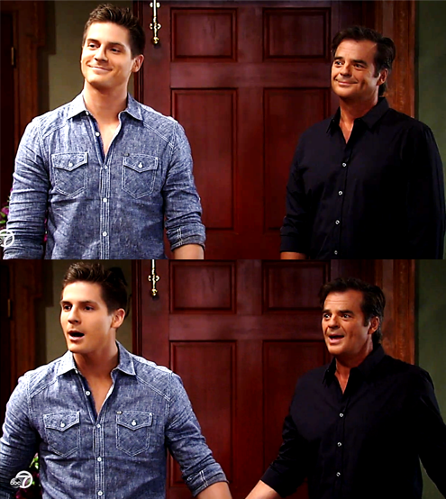 tmdays's tweet photo. Dillon and Ned calling out mom. Such a fun scene! Need more with these two. @wallykurth @Robertpwatkins #GH https://t.co/jZFRxu4pZ5