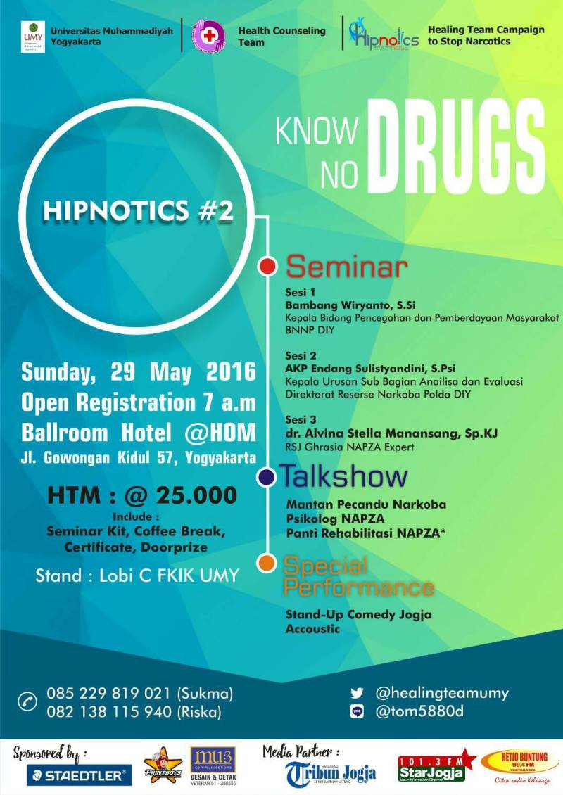 29/05/16 | 07- selesai |HIPNOTICS #2 : KNOW DRUGS NO DRUGS | hotel <a href="/hom/">Heheheh</a> | 25rb | @dwiinas25