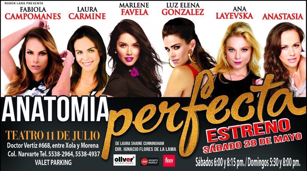 luzelenafans's tweet photo. este 28 de mayo inicia  #AnatomíaPerfecta 4 únicas semanas en teatro 11 de julio no te pierdas a @LuzElenaGlez https://t.co/9EZTxS4qAj