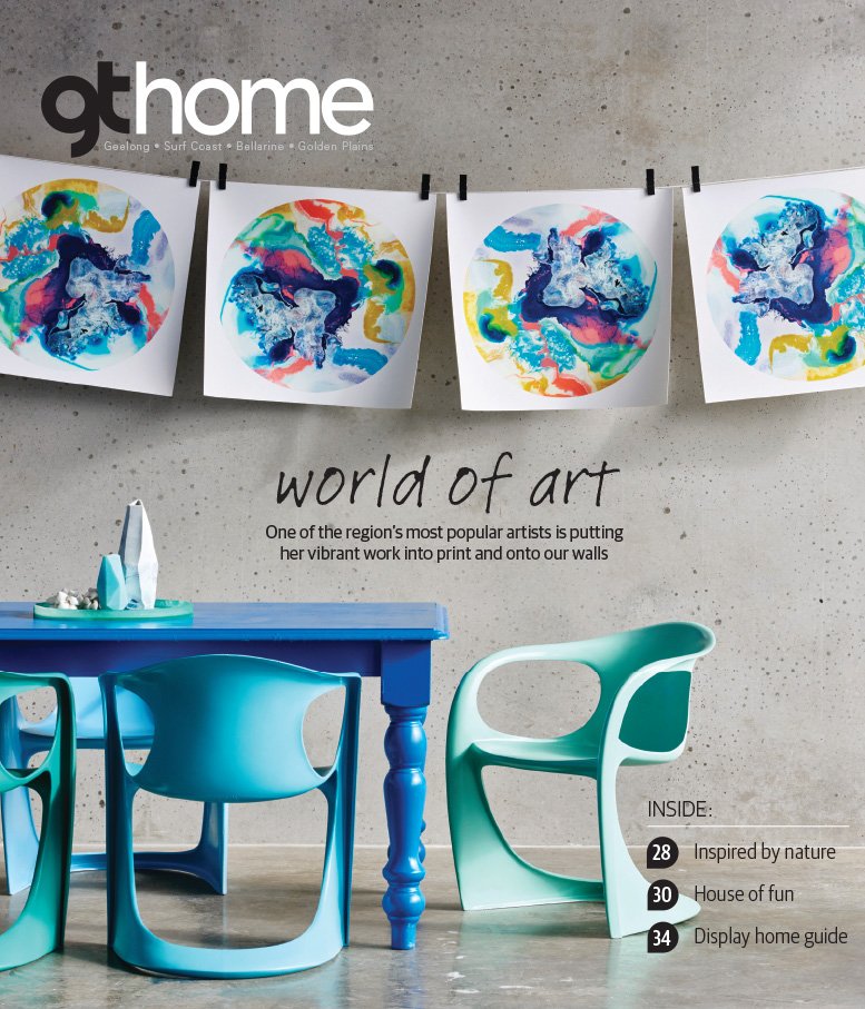 Much colour! Check out Megan Weston's new limited edition prints in today's #gthome