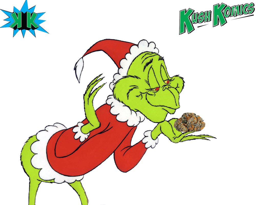 KushKomics's tweet photo. The Grinch smelling some Kryptonite 🌲🔥🚀
@BigMahoosivDave
@SexyGirlsNWeed
@StonerNation
@StonedAbsurdist 
@mzstoned https://t.co/L0NgC6v21J