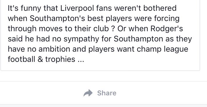 Gazwarrington's tweet photo. Just popped up that I put on 1yr ago on FB. See I talk sense sometimes 😂😂 #mcfc #sterlinggate https://t.co/M0AX6CBA9K