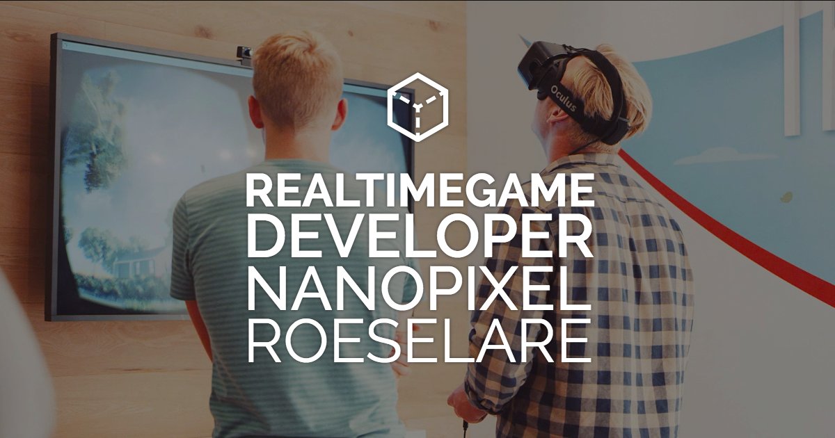 creativeskills's tweet photo. Realtime/Game Developer - Nanopixel #Roeselare https://t.co/UkH73ERz1y #bejobs #vacature https://t.co/kaf5MHMrQt