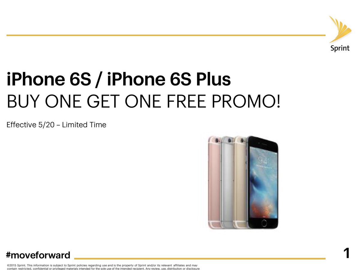 BOGO is back on the iPhone 6s and 6s plus. Come to <a href="/SprintLevittown/">Sprint @ Levittown</a> and grab your today offer ends soon. @SprintAWI
