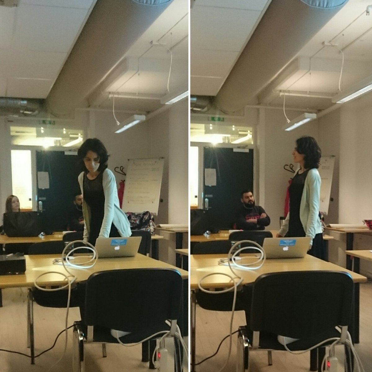 mariakedemo's tweet photo. Diana Flores from @houseoftest Switzerland is visiting the #yhtest students. She is talking about API testing. https://t.co/GmYzYjDg4o