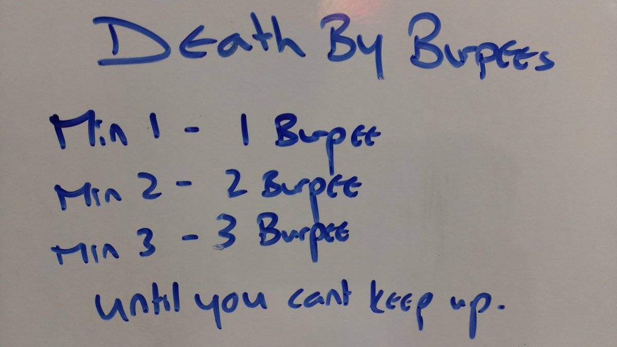 sergigon's tweet image. Seriously? @CrossfitDublin @dennisbree #DeathByBurpees