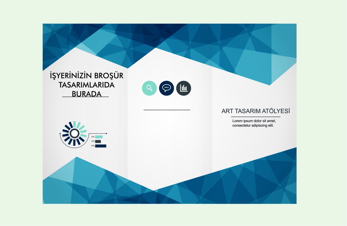 İşyerinizin broşür tasarımlarıda ART TASARIM ATÖLYESİNDE üstelik baskılar kargo ile kapıda  iletişim: 05060300183