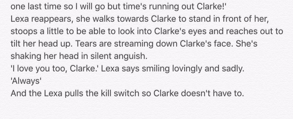 Shadowlaiir's tweet image. What if Lexa had entered the room with Clarke though? #Clexa #BoomOut #FML