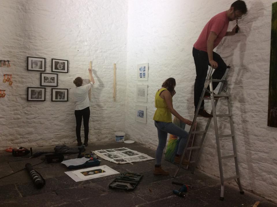 TerisartT's tweet image. The exhibition is coming together @CommaFive @PlymouthHerald @plymouthart