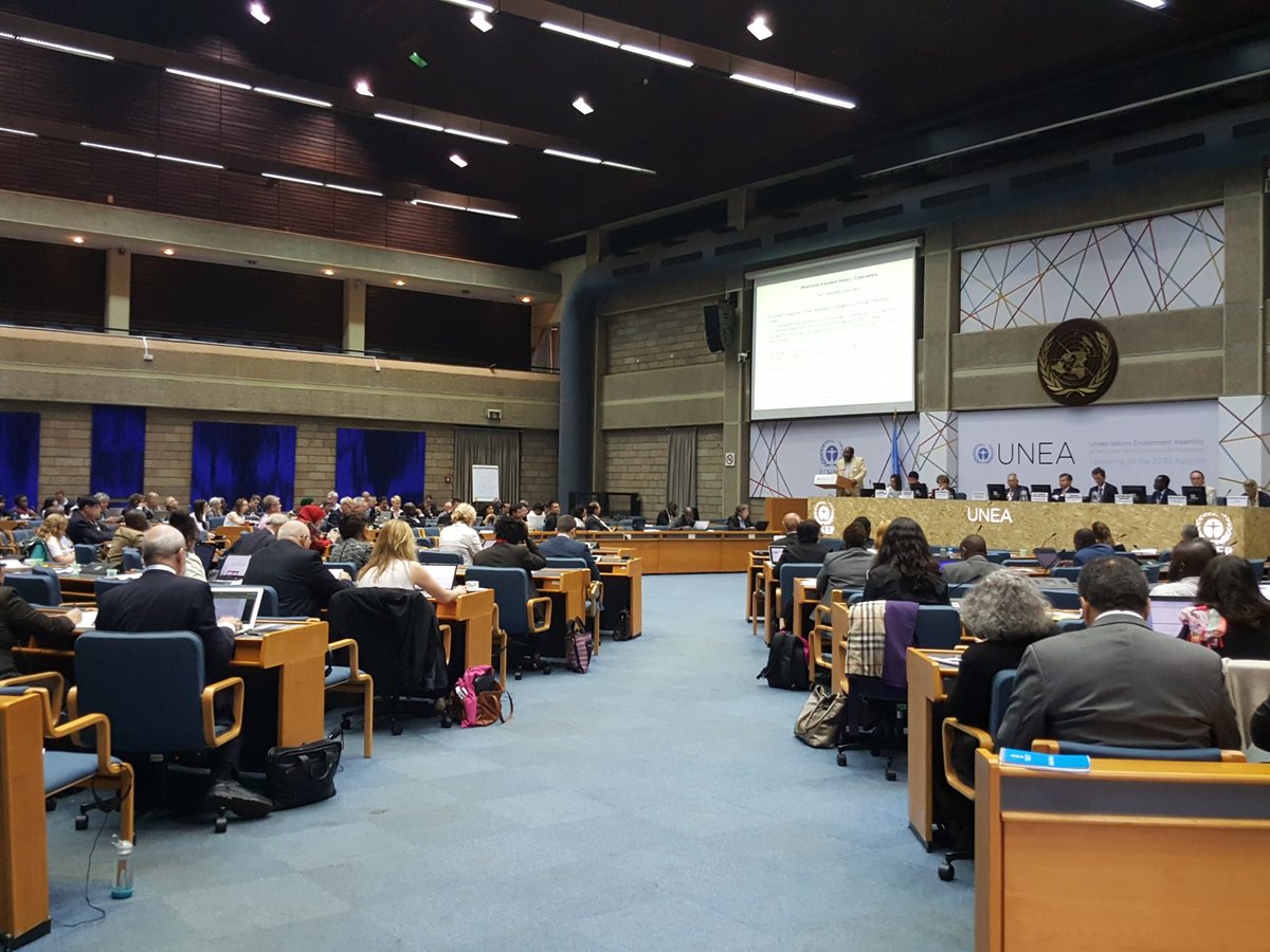 UNEP's tweet photo. #UNEA2 session on integration of big data in supporting the implementation of the #SDGs underway. #UNEPLive https://t.co/OCJwZsIqXW
