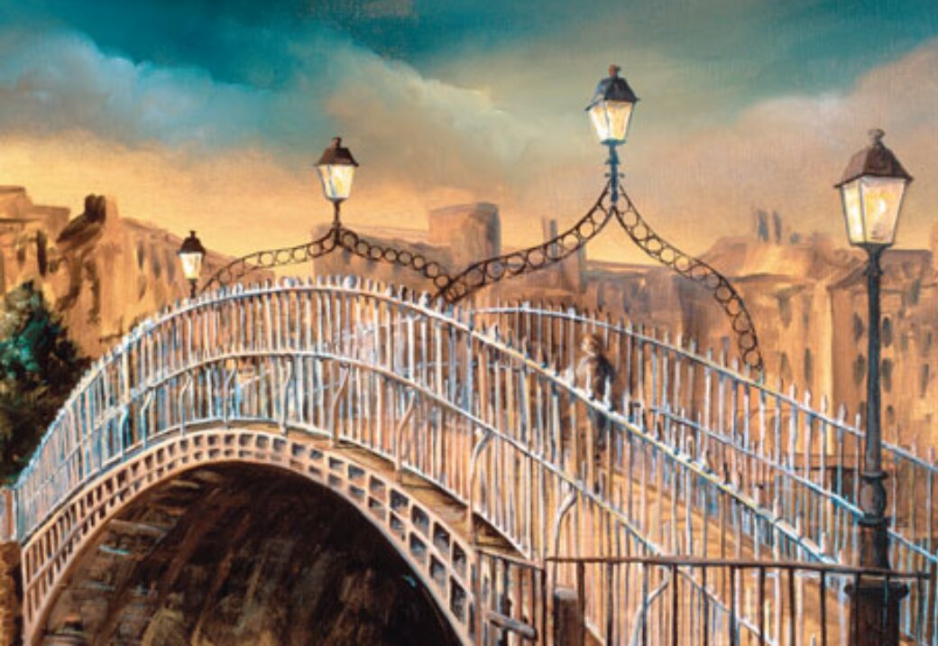 Wow the Ha'penny bridge is 200 years old!Connect with your Irish Heritage with terriblebeauty.ie #Hapenny200