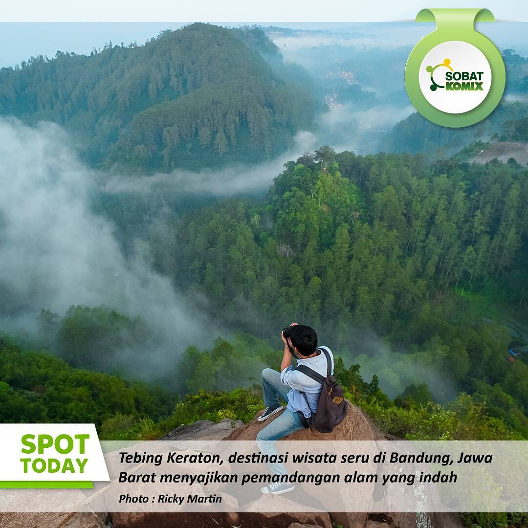 #SpotToday salah satu destinasi wisata seru di Bandung! #komix