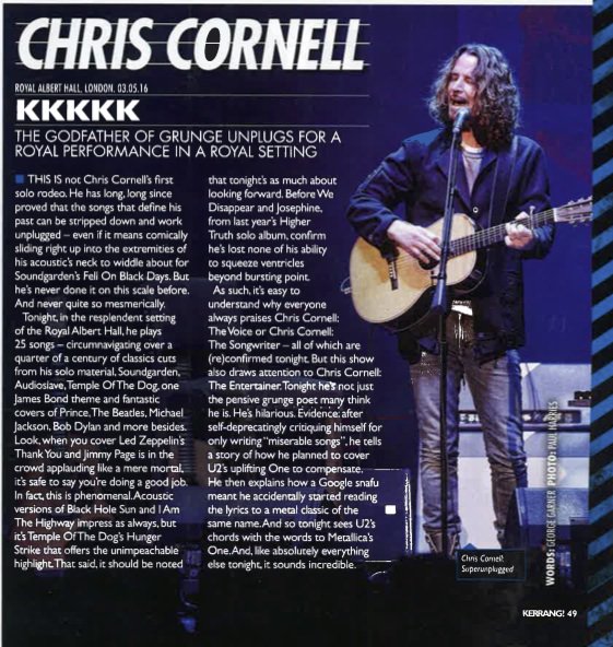 .<a href="/KerrangMagazine/">Kerrang!</a> reviews the <a href="/RoyalAlbertHall/">Royal Albert Hall</a> show #HigherTruth