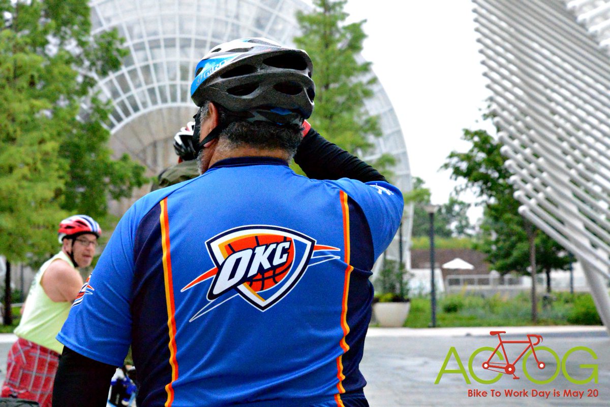 This guy had the right idea for Bike To Work Day! <a href="/okcthunder/">OKC THUNDER</a> <a href="/DowntownOKC/">Downtown OKC</a> <a href="/BikeOKC/">Bike OKC</a> <a href="/OKDOT/">Oklahoma Department of Transportation</a> #ShareTheRoad