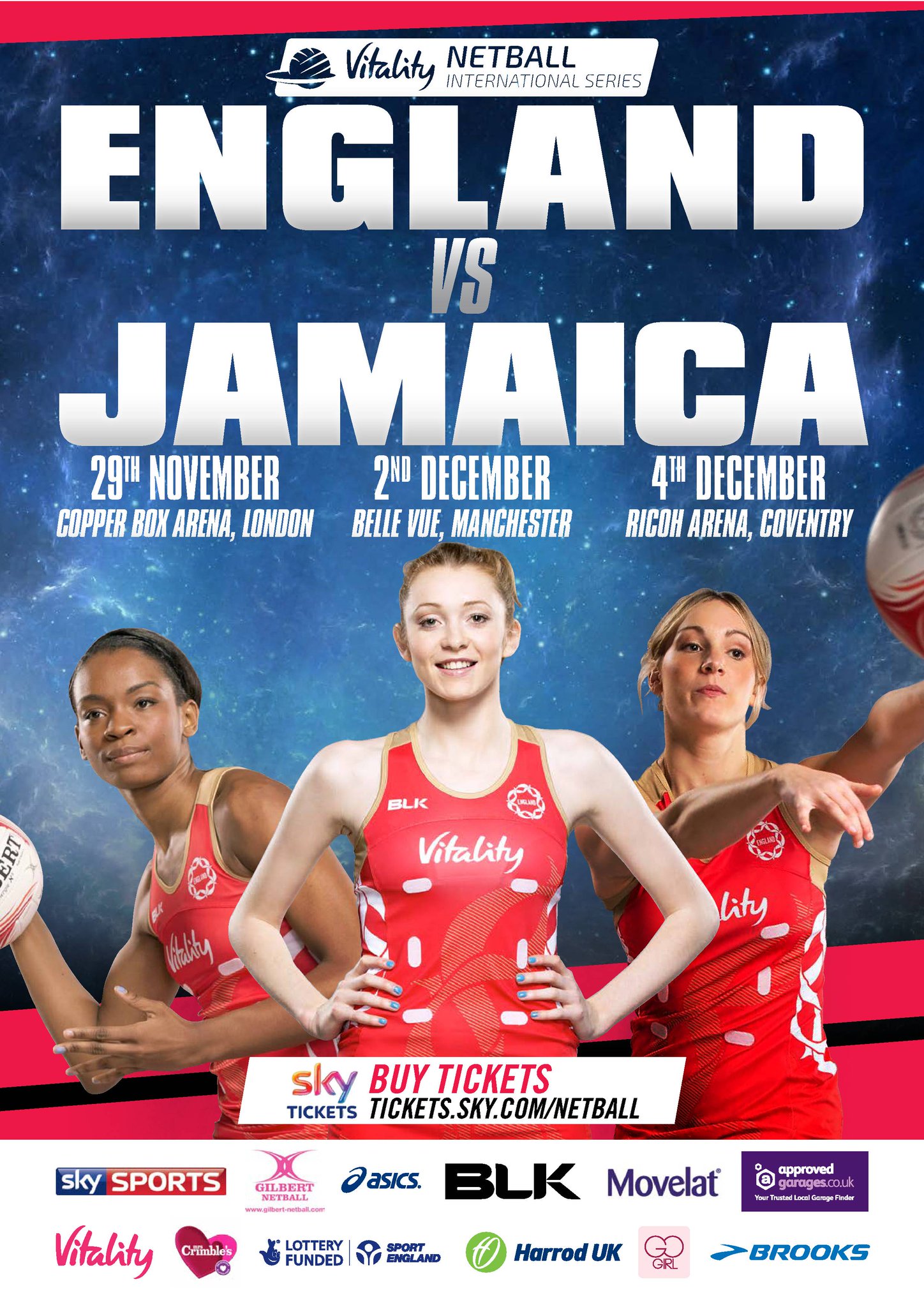 England Netball on Twitter "Have you picked up your tickets for