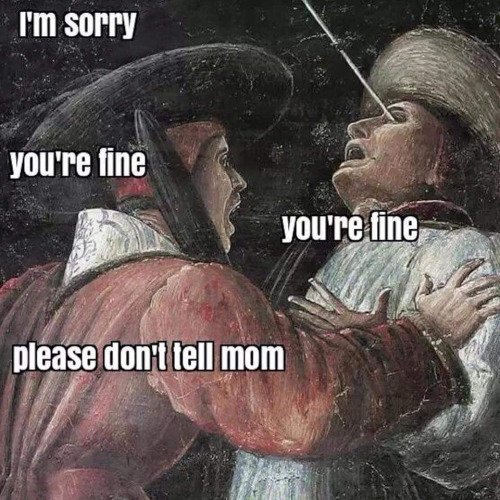 MensHumor's tweet photo. When you hurt your sibling https://t.co/nzVxKeTpcM