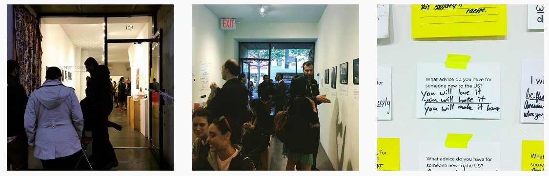 MILESxCITY's tweet photo. Last night's Unspoken opening was a success! Check it out before Sunday night! 
https://t.co/yAXJrVmWYR #DoTankNYC https://t.co/TfTHM8GoCa