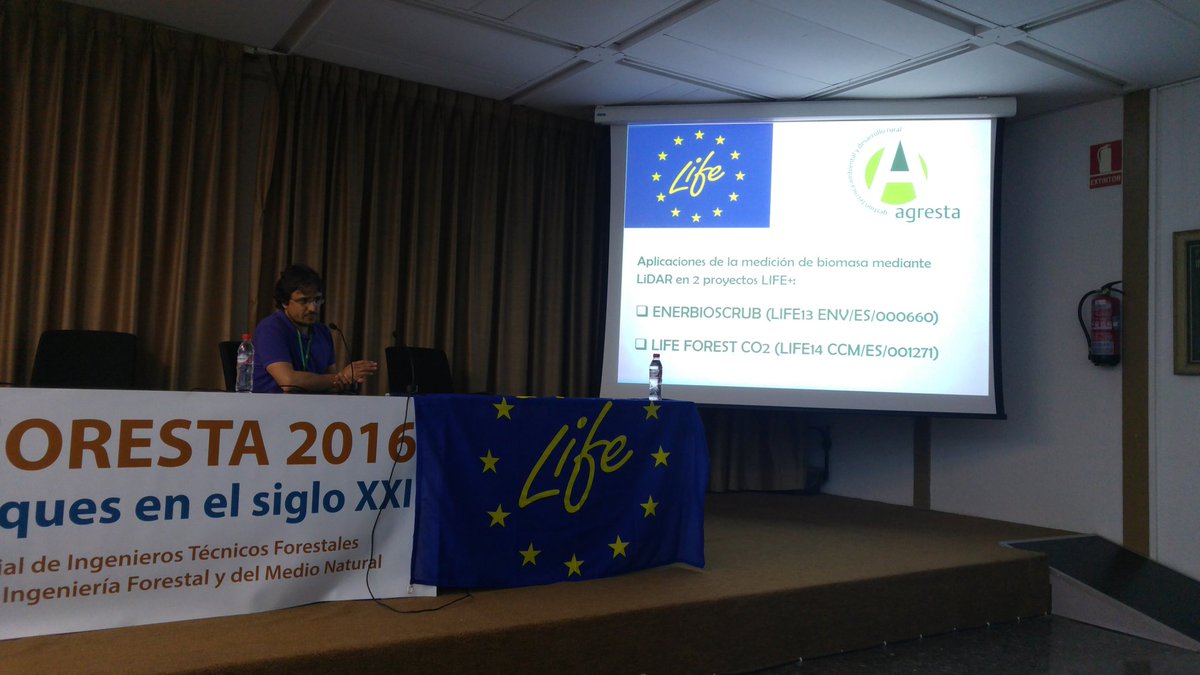 esteban_jordan's tweet image. El instrumento financiero @LIFE_Programme está presente en las jornadas #Redforesta2016 de @IngForestal50