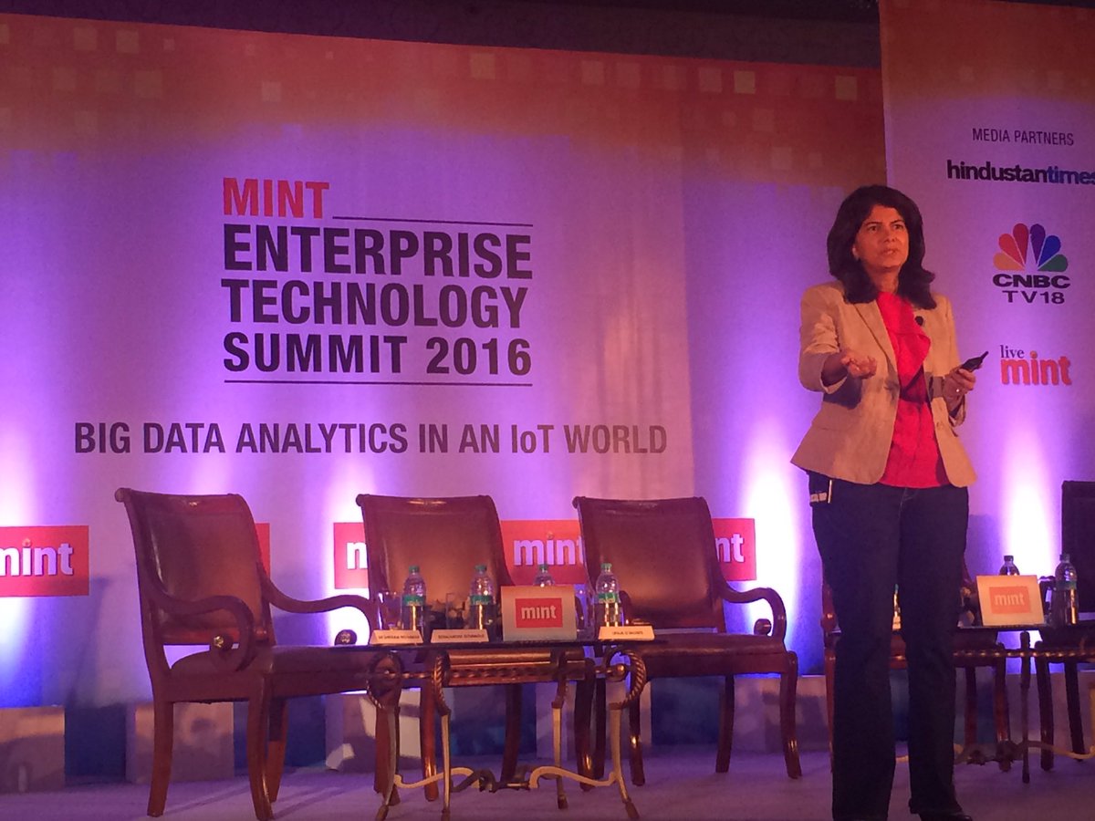 Anjana2789's tweet photo. @SeemantiniGodbo talks about big data and analytics in retail at the MINT Enterprise Technology Summit 2016. https://t.co/scikSMopsp