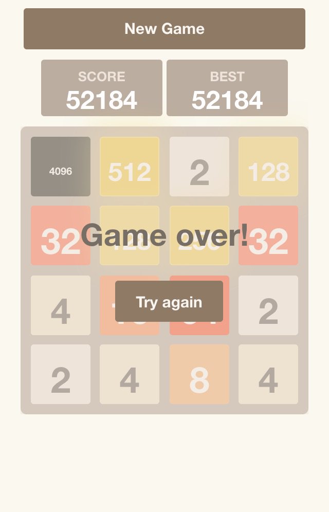 Я играю на 2048 игра-головоломка приложение! 2048.so